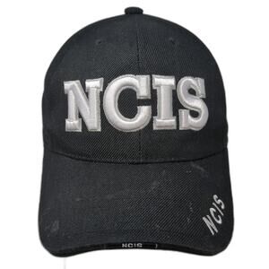U.S. Warriors Baseball Cap Black One Size NCIS TV Show Embroidered Strapback Hat